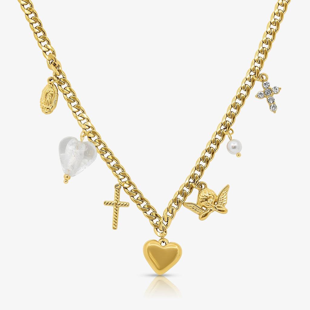 Evry Jewels Icon Charm Necklace