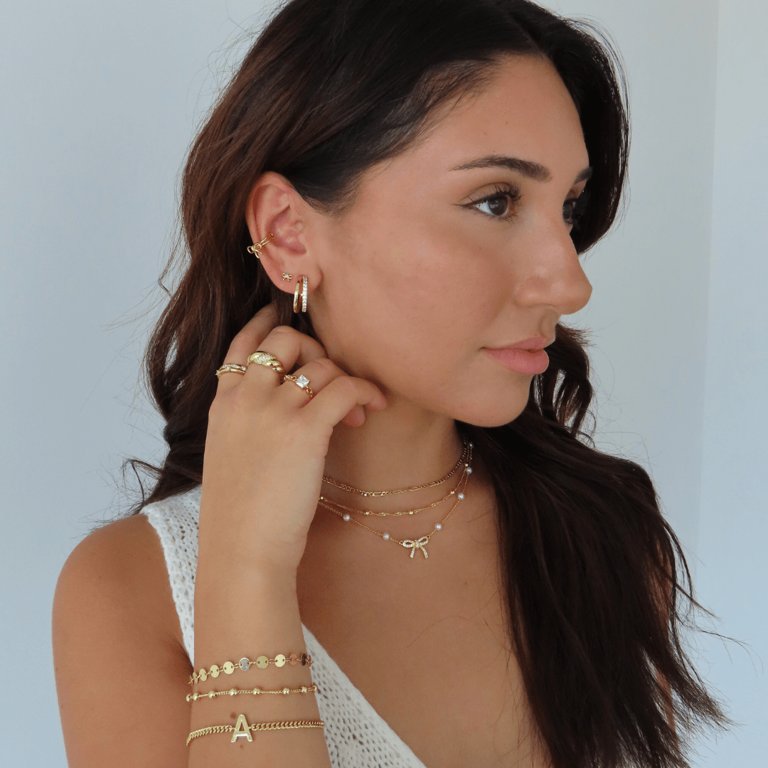 Evry Jewels Take a Bow Ear Cuff