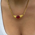 Evry Jewels Radiant Rouge Necklace