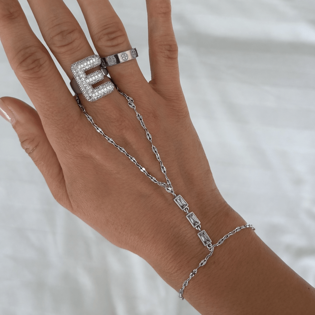 Evry Jewels Golden Babe Hand Chain