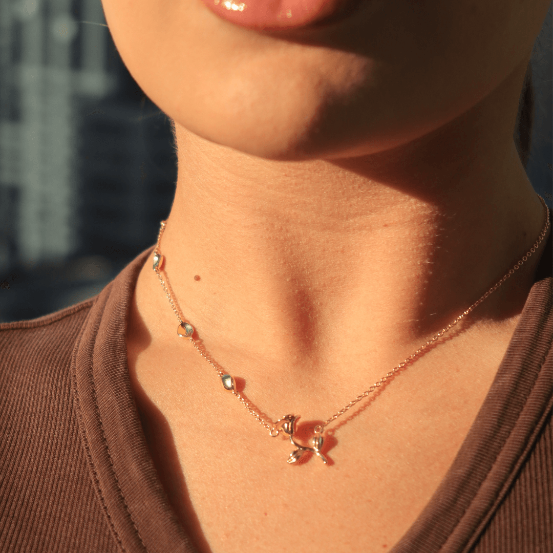 Evry Jewels Petals Necklace