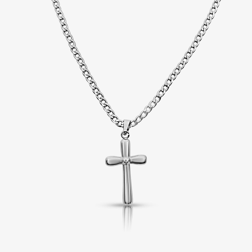 Evry Jewels Pure and Simple Cross Necklace