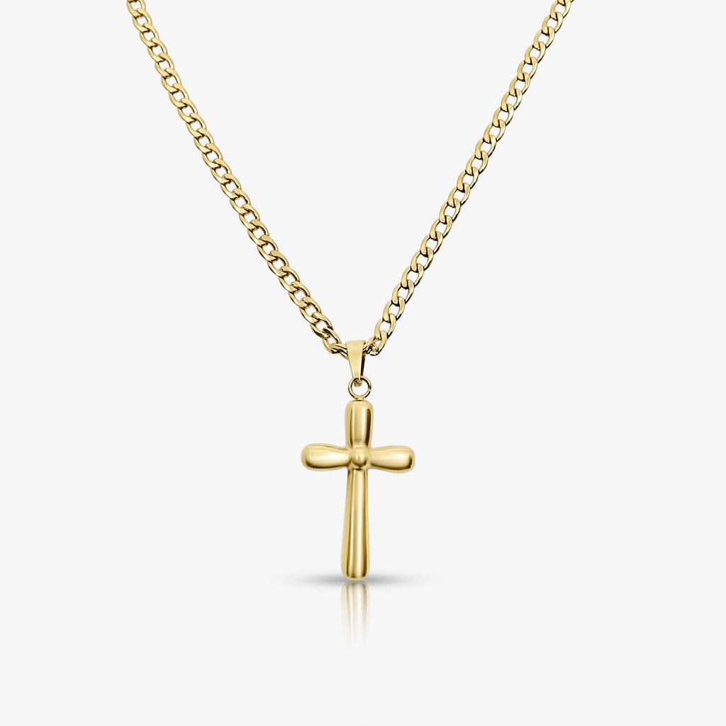 Evry Jewels Pure and Simple Cross Necklace