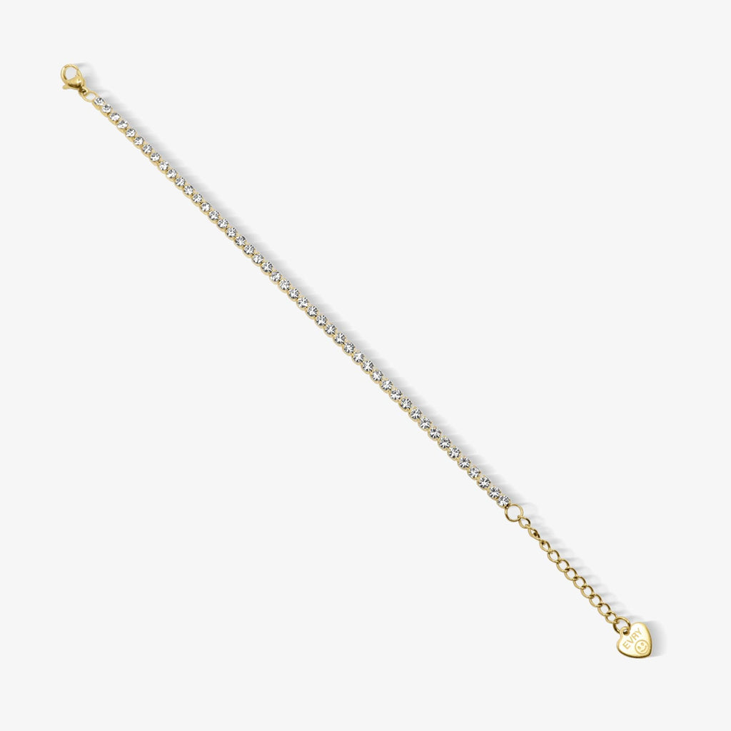 Evry Jewels Champagne Princess Tennis Bracelet