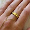 Evry Jewels Bricks Ring