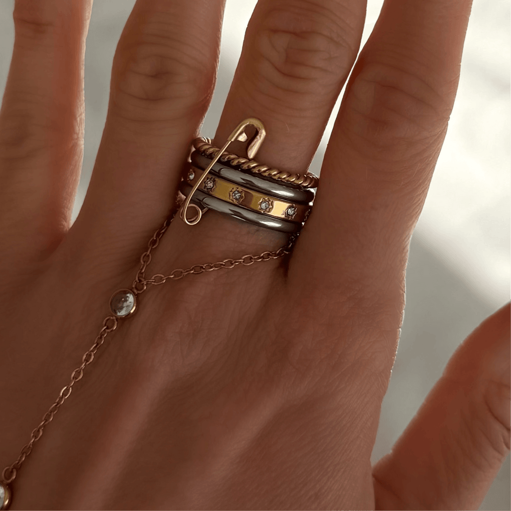 Evry Jewels Safety Crush Ring