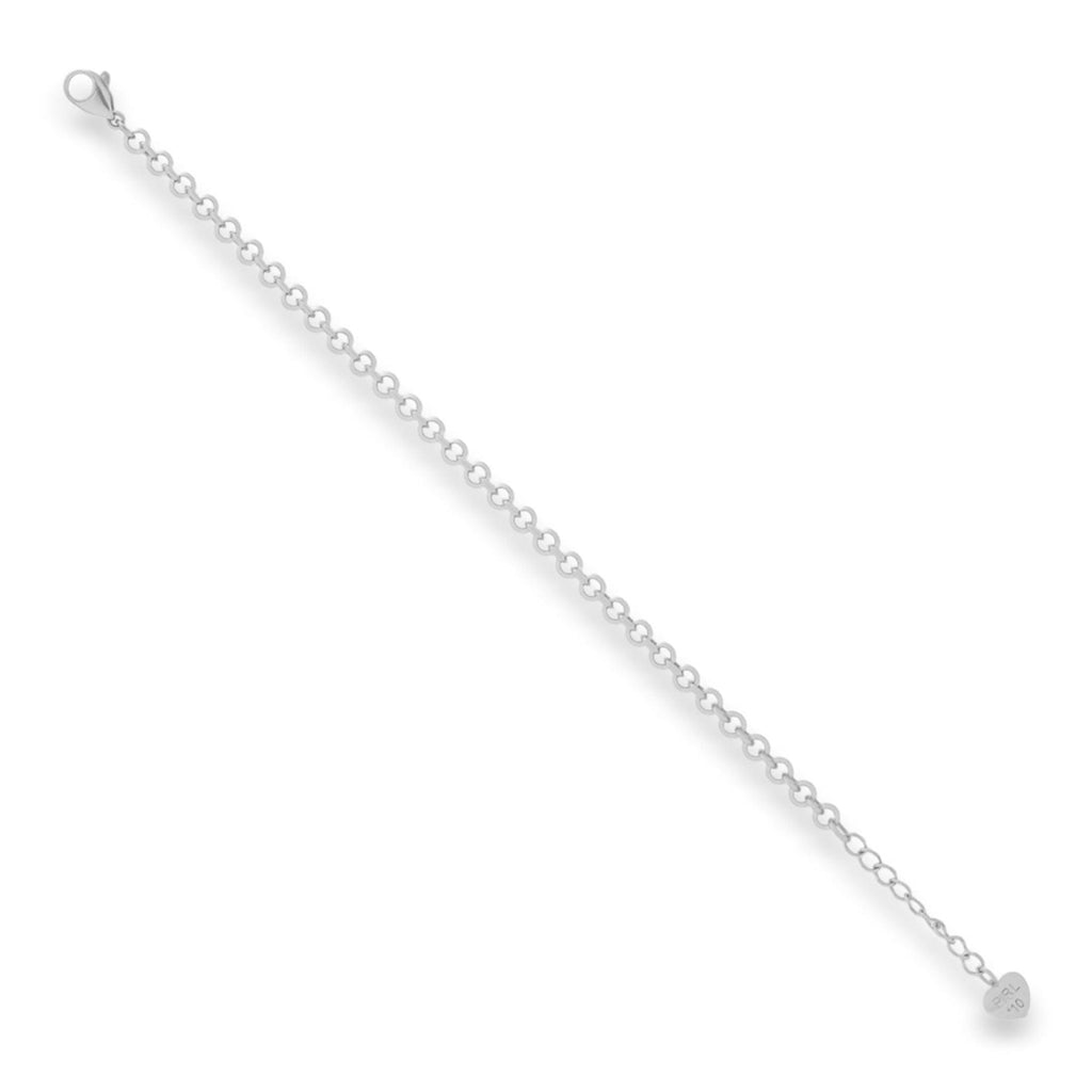 Evry Jewels Rounded Link Chain Bracelet