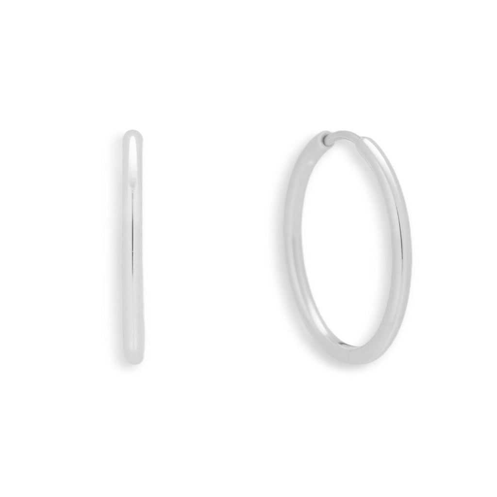 Evry Jewels Thin Evryday Hoop Earrings