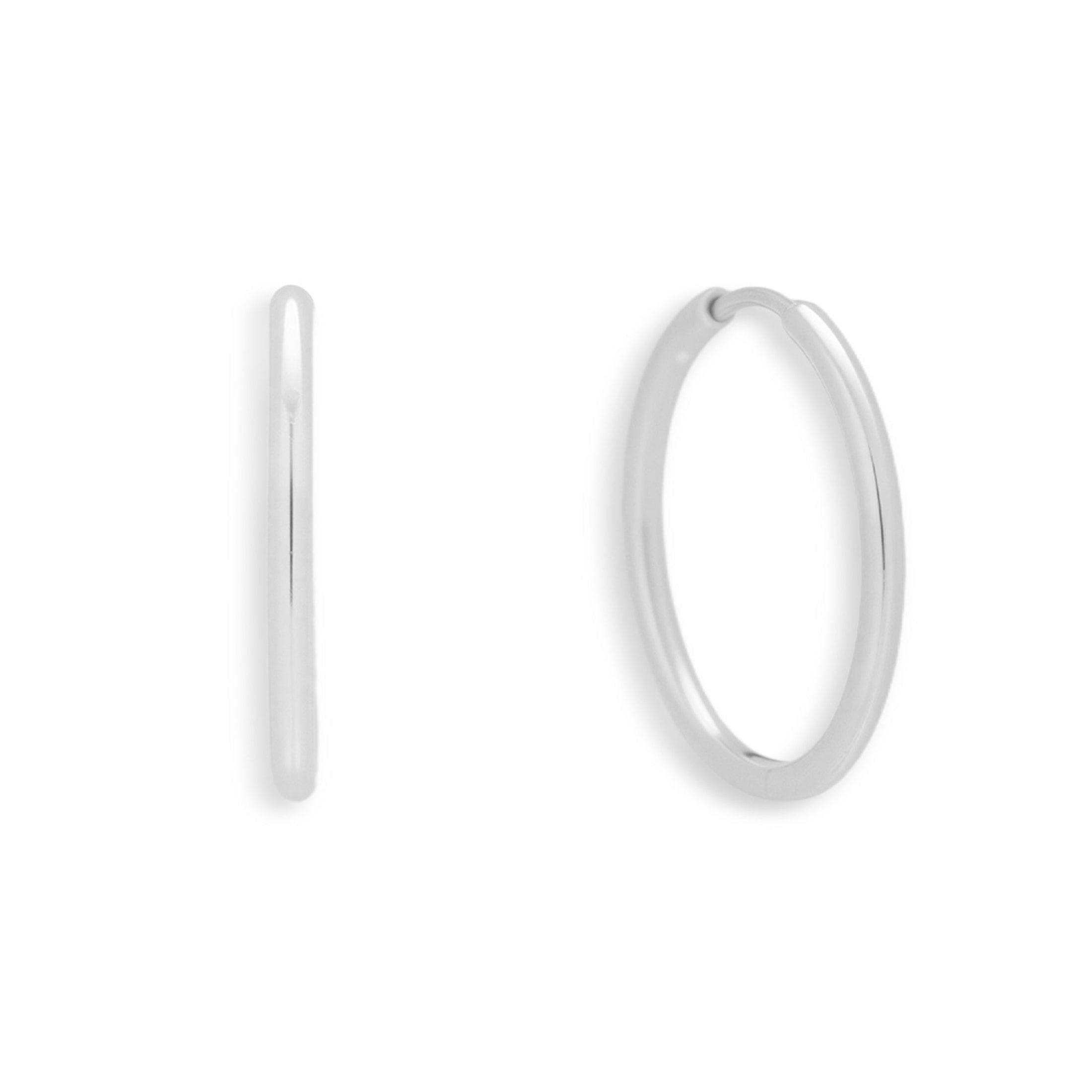 Evry Jewels Thin Evryday Hoop Earrings
