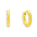 Evry Jewels Crystal Dot Hoop Earrings