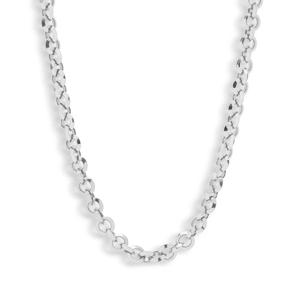 Evry Jewels Chunky Round Link Chain Necklace