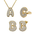Evry Jewels Adore Me Earring. Ring & Necklace 3 Piece Bundle