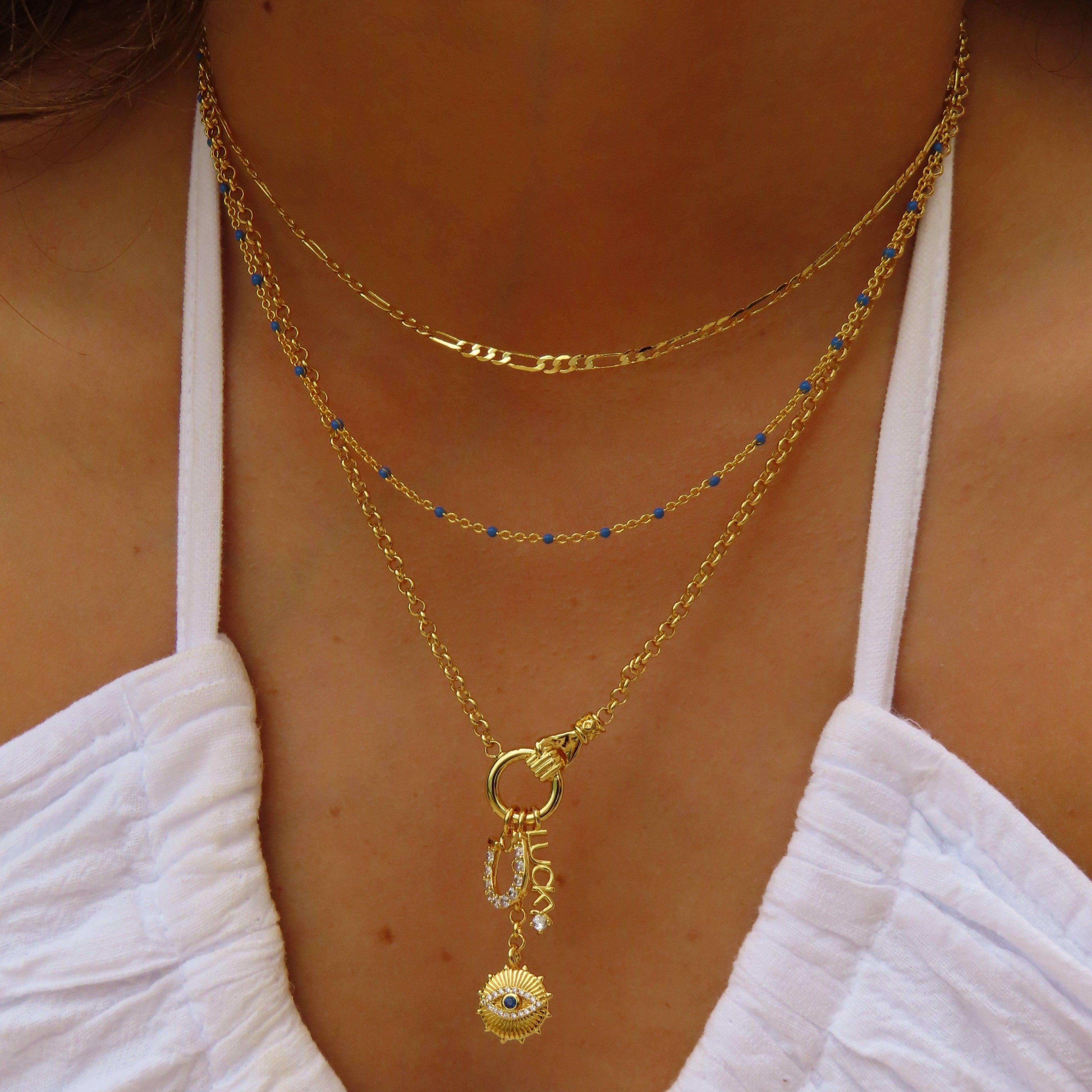 Evry Jewels Lucky Charm Necklace