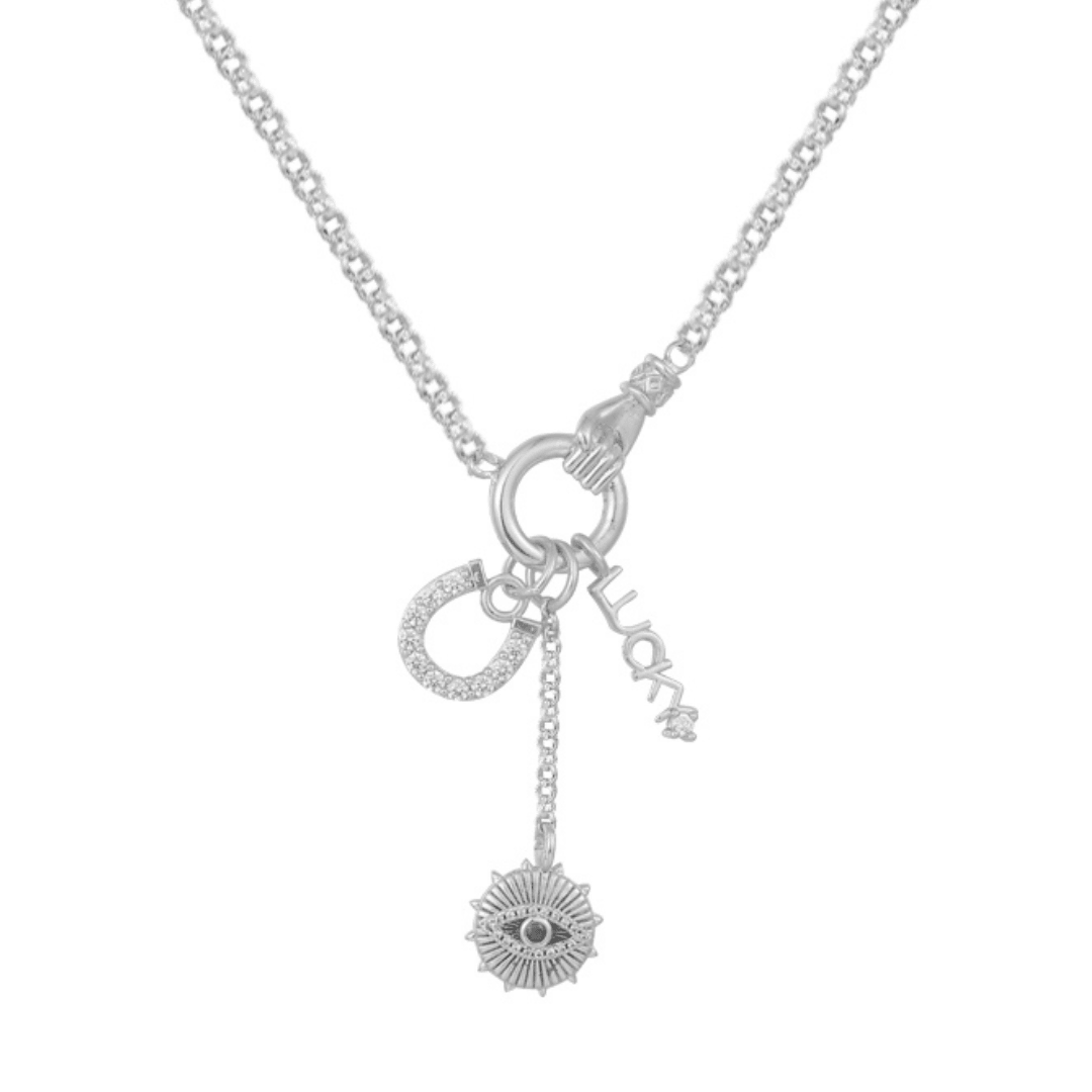 Evry Jewels Lucky Charm Necklace
