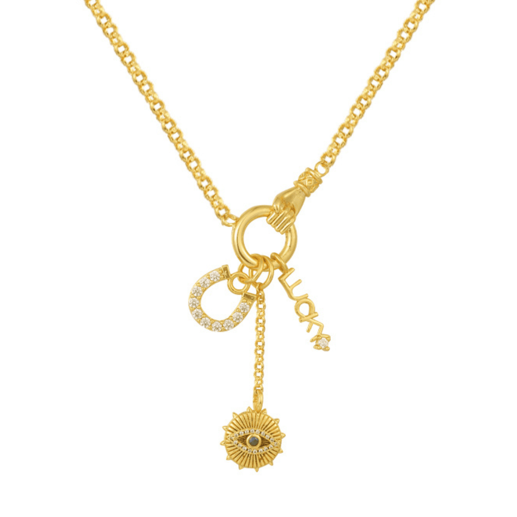 Evry Jewels Lucky Charm Necklace