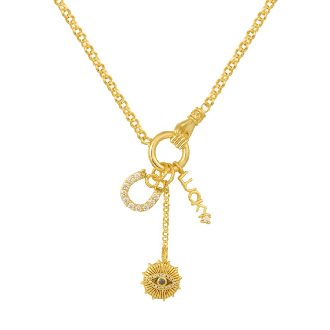 Evry Jewels Lucky Charm Necklace