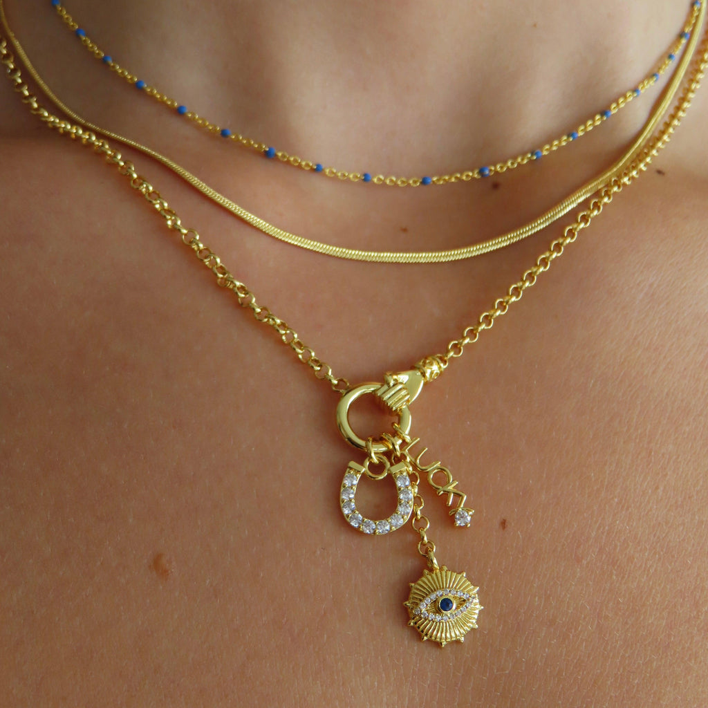 Evry Jewels Lucky Charm Necklace