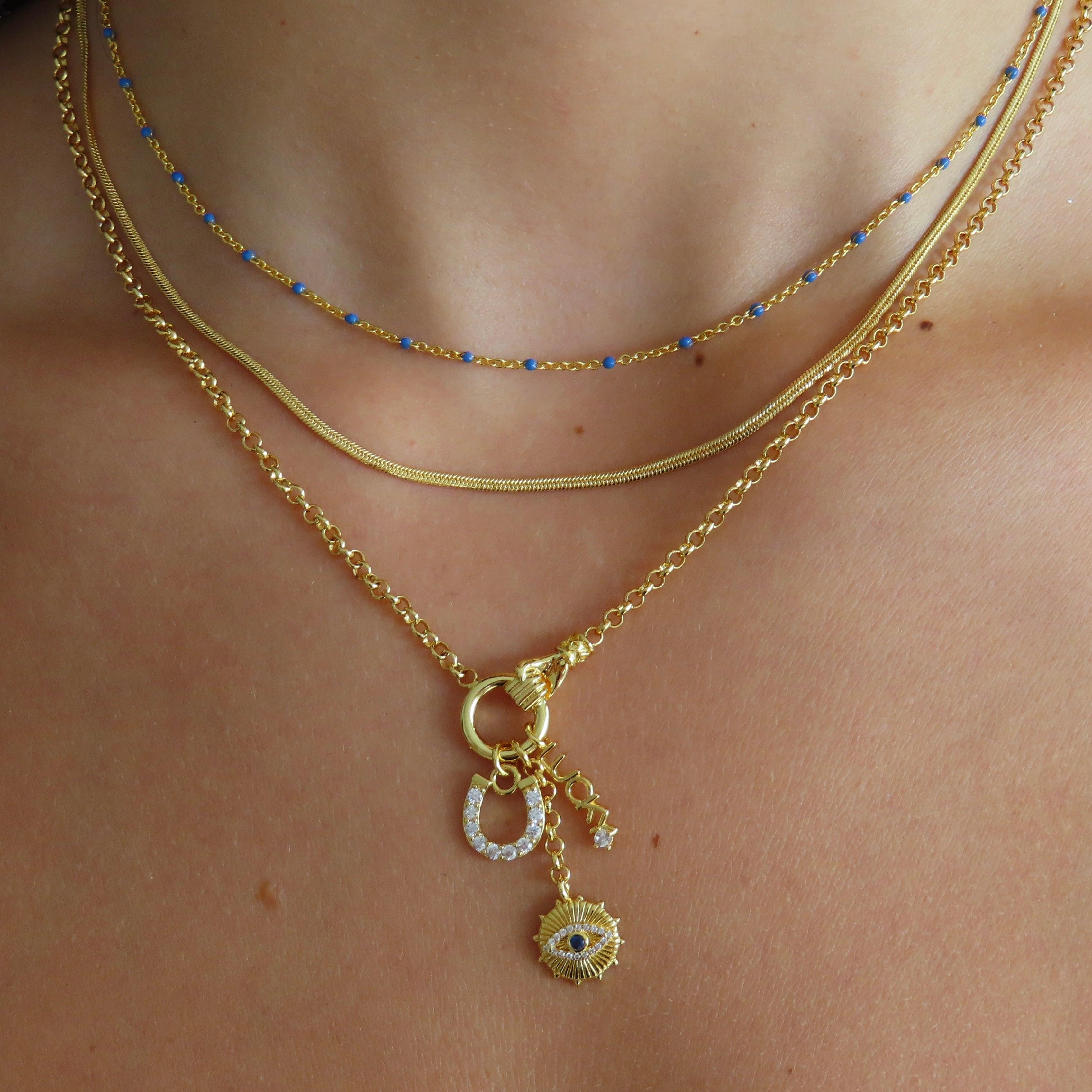 Evry Jewels Lucky Charm Necklace