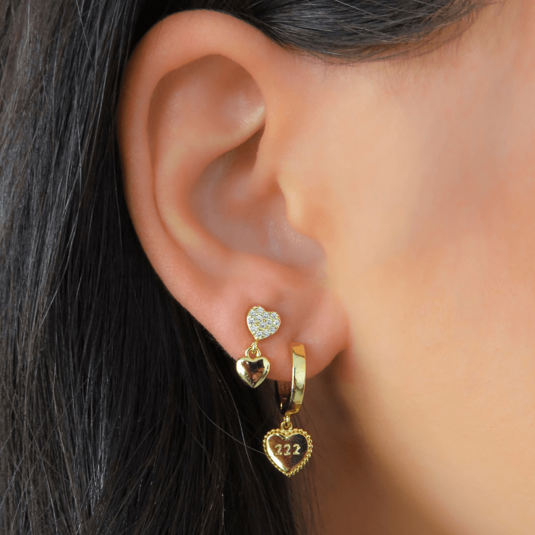 Evry Jewels Angel Number Earrings