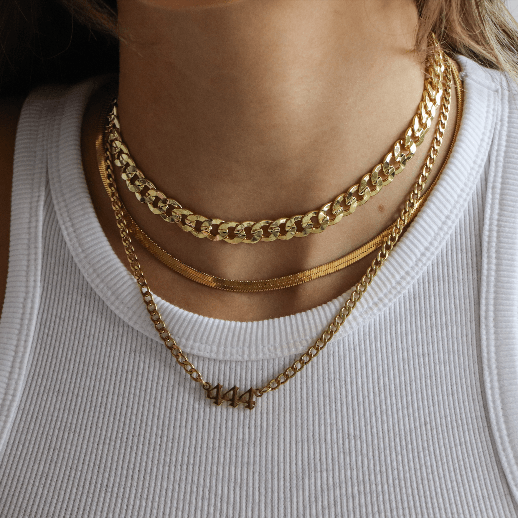 Evry Jewels Angel Number Necklace