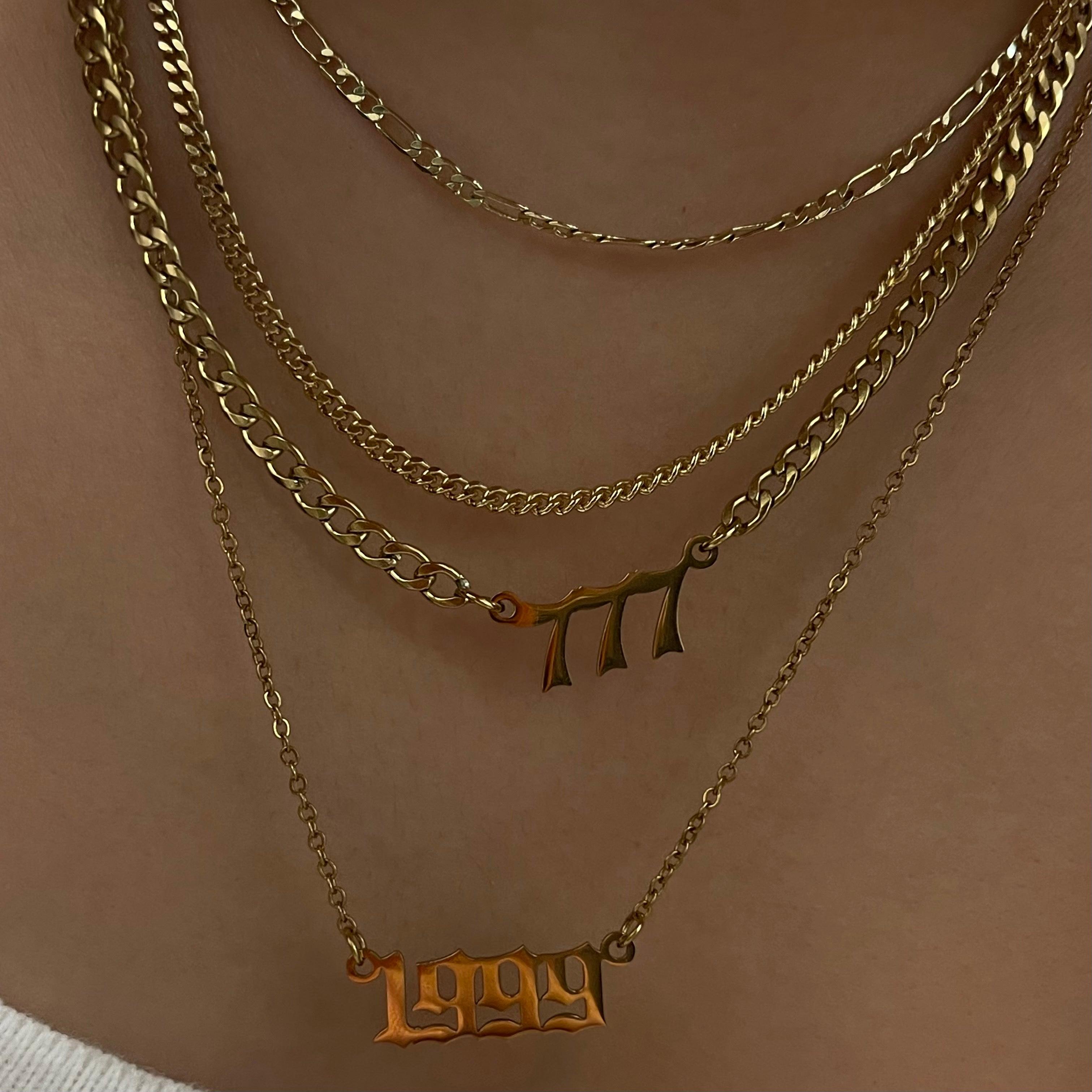 Evry Jewels Angel Number Necklace