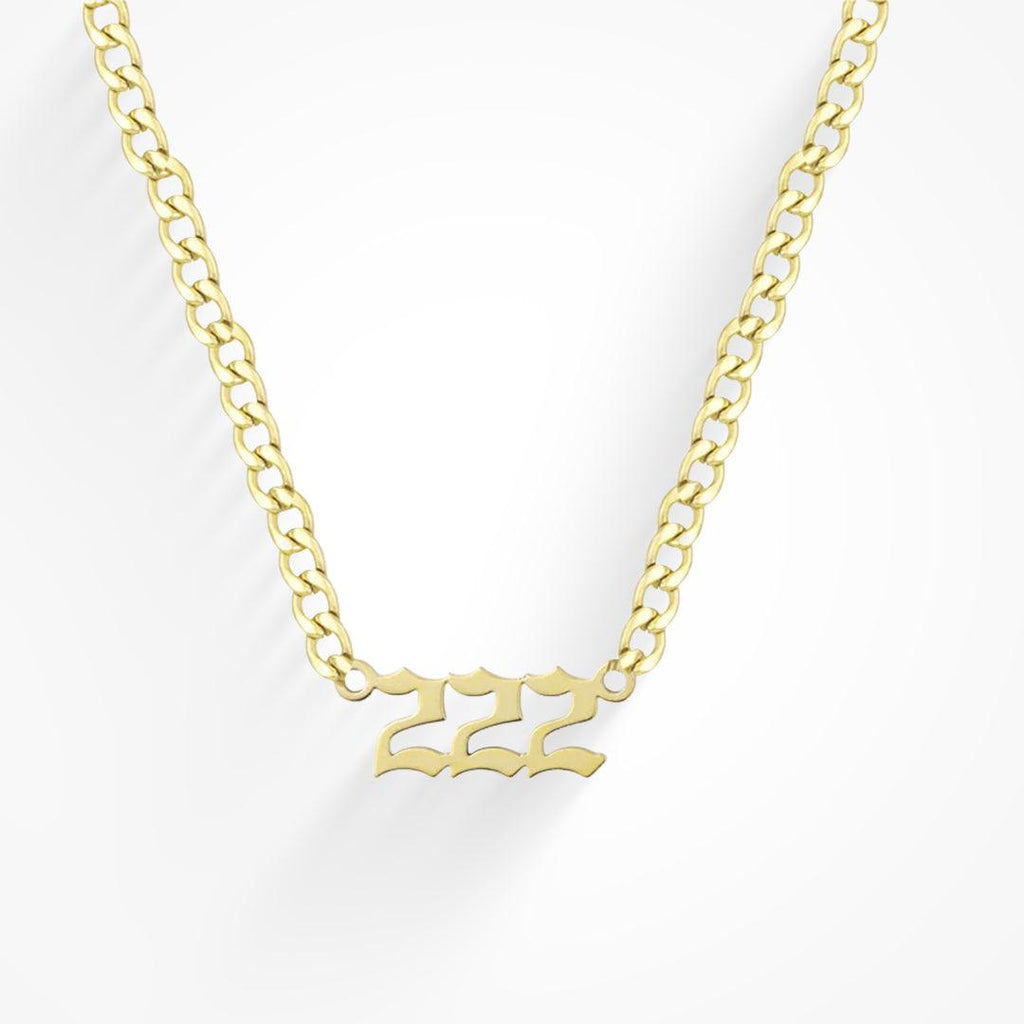 Evry Jewels Angel Number Necklace