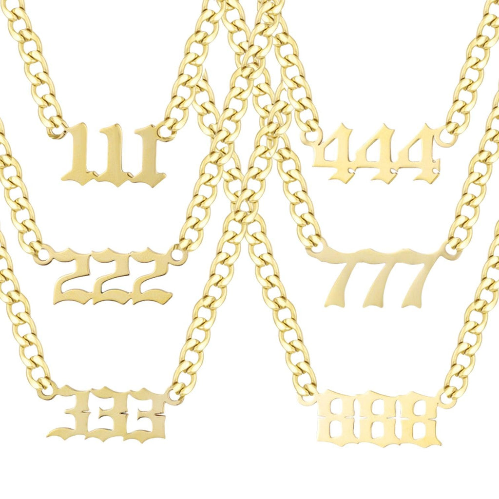 Evry Jewels Angel Number Necklace