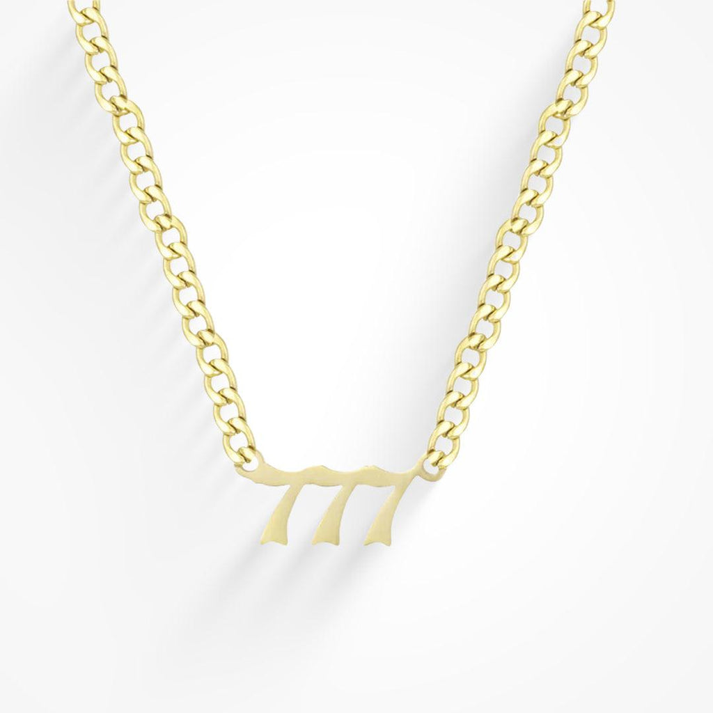 Evry Jewels Angel Number Necklace