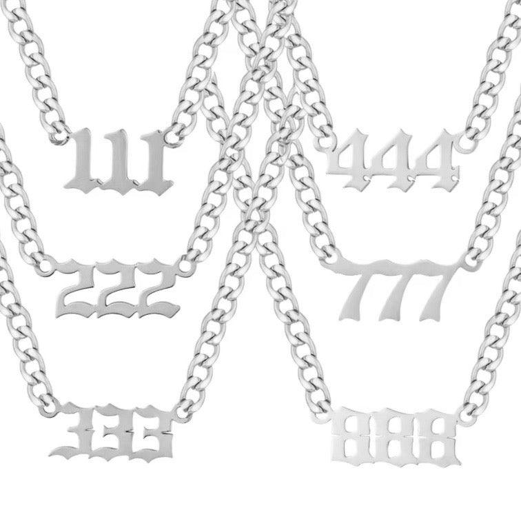 Evry Jewels Angel Number Necklace