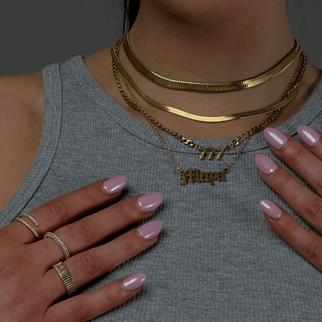 Evry Jewels Angel Number Necklace