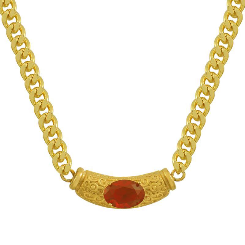 Evry Jewels Radiant Rouge Necklace