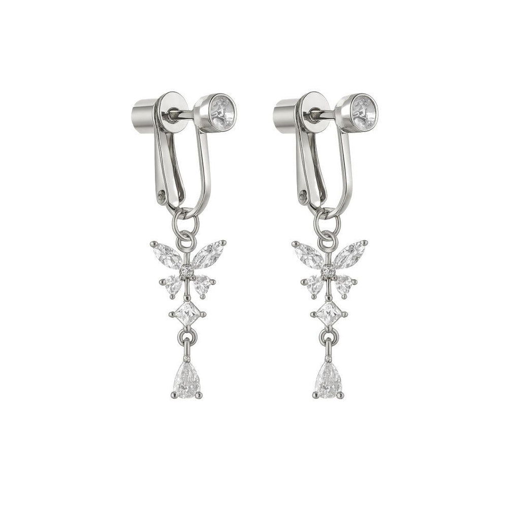 Evry Jewels Butterfly Dreams Clip-On Earrings