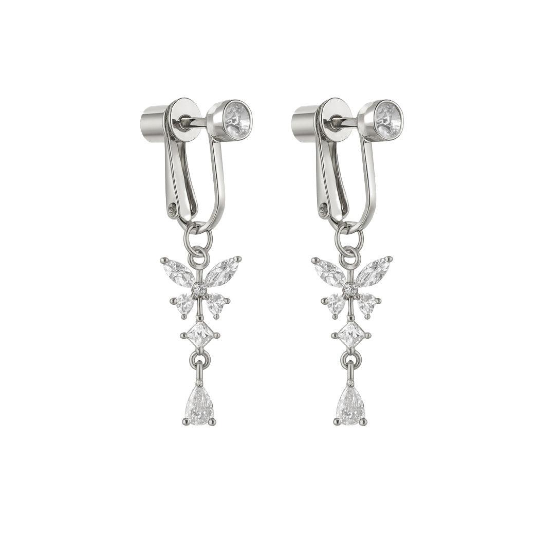 Evry Jewels Butterfly Dreams Clip-On Earrings