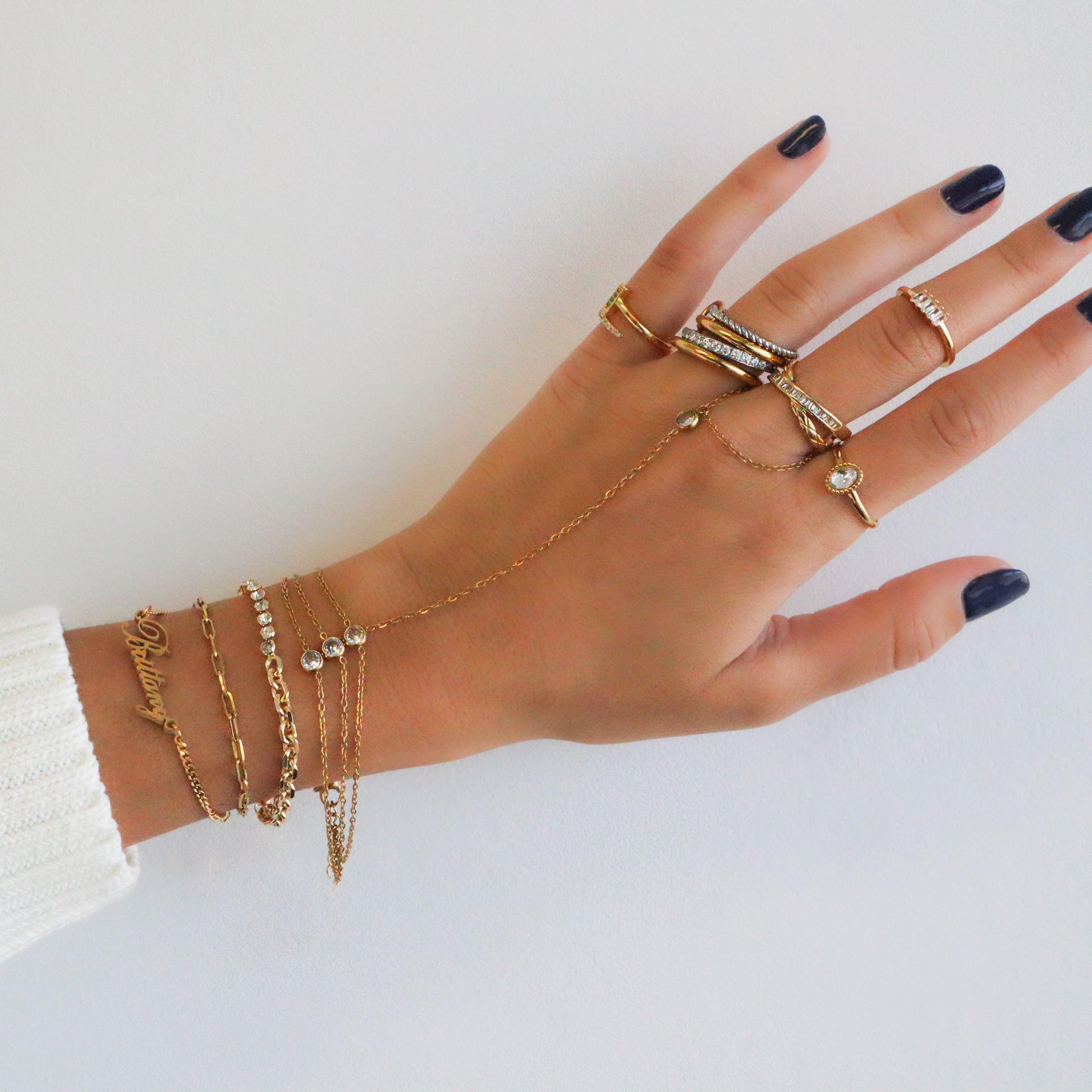 Evry Jewels Viral Hand Chains: Anti Tarnish Waterproof