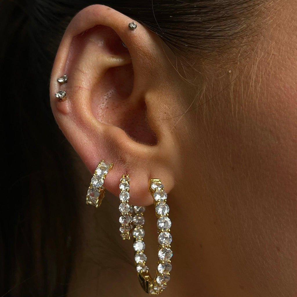 Evry Jewels Baby Icy Earrings