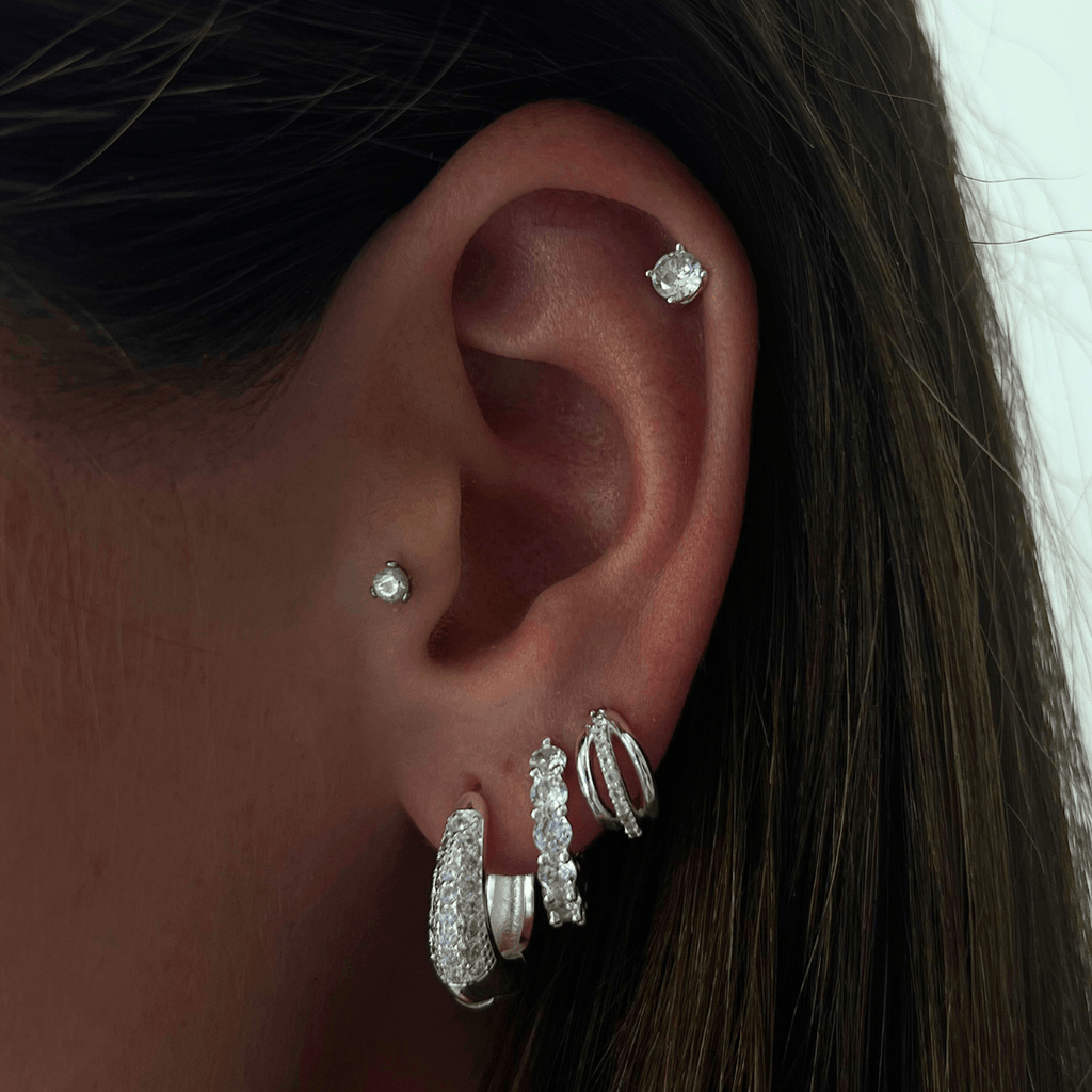 Evry Jewels Baby Icy Earrings