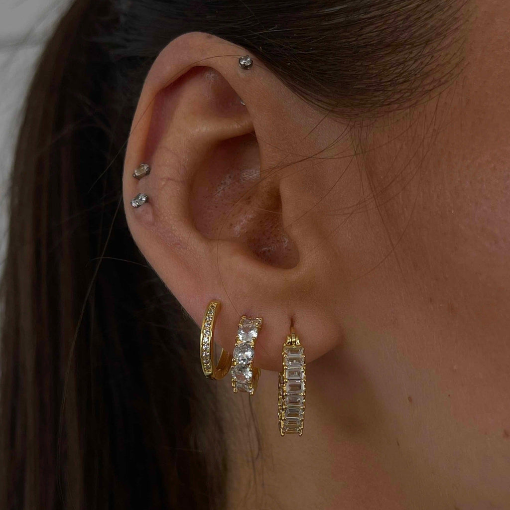 Evry Jewels Baby Icy Earrings