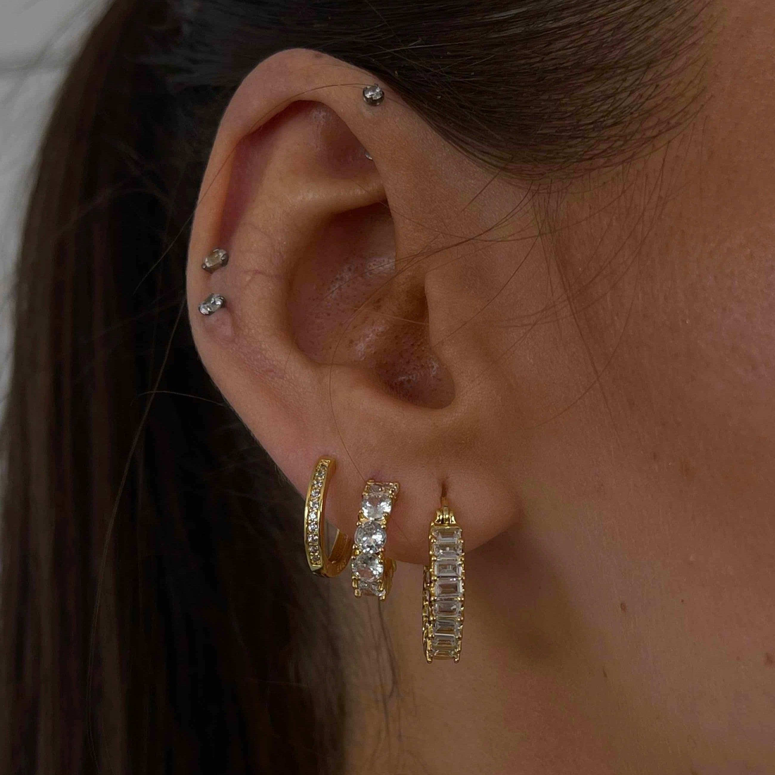 Evry Jewels Baby Icy Earrings