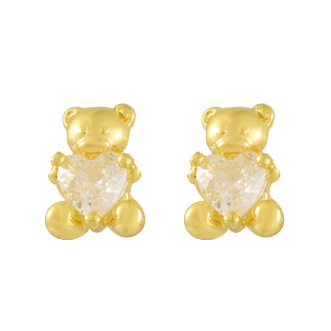 Evry Jewels Beary Cute Studs