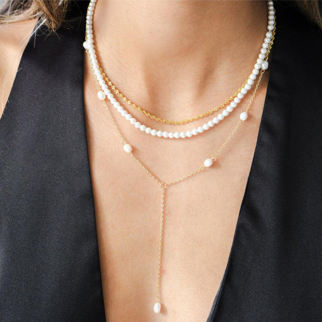 Evry Jewels Bora Bora Lariat Necklace