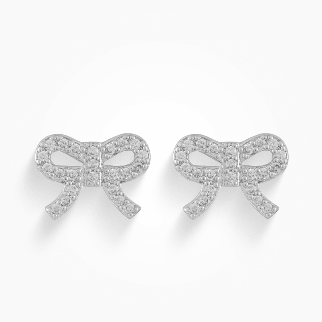 Evry Jewels Bowtie Earrings