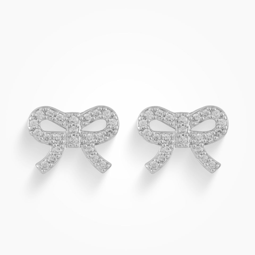 Evry Jewels Bowtie Earrings