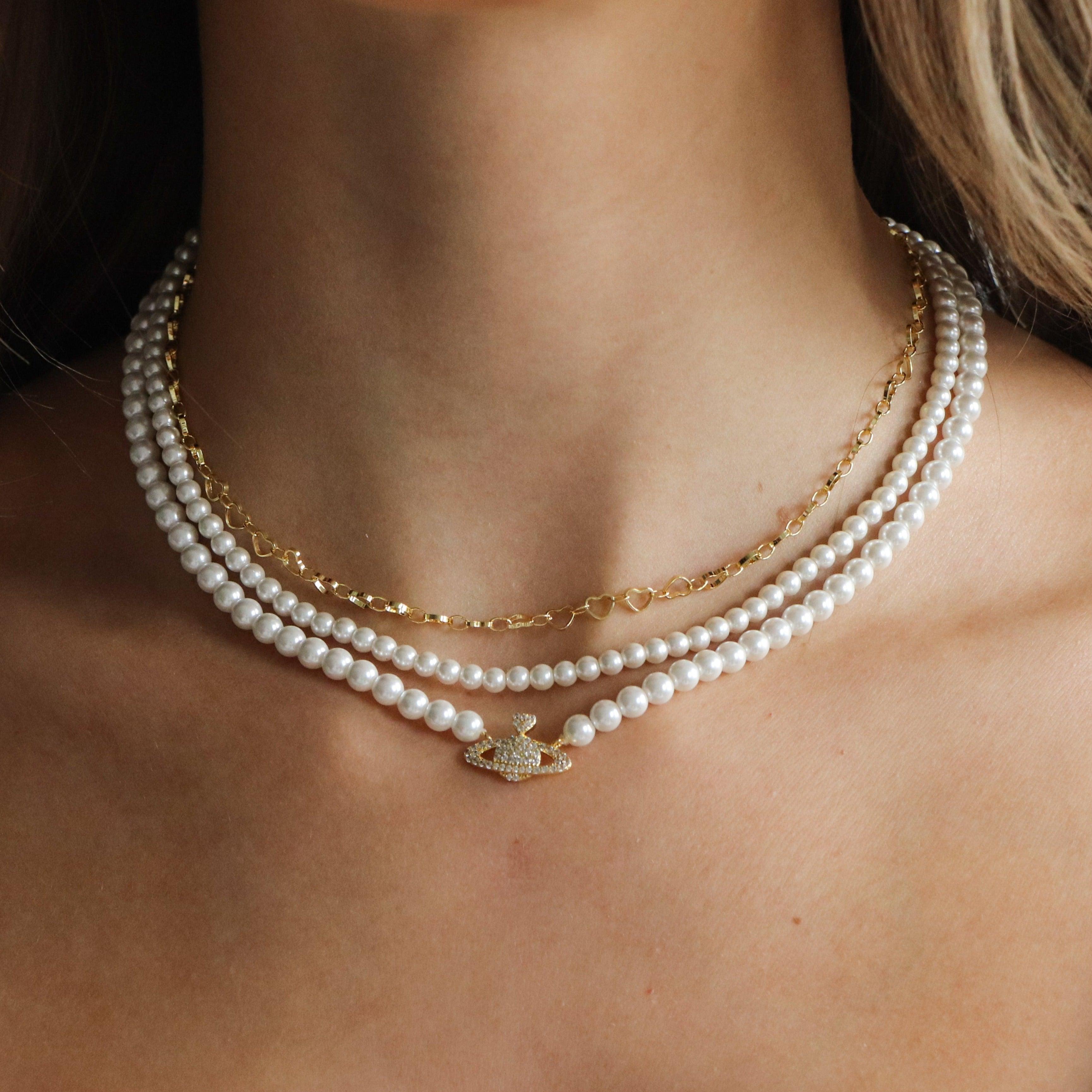 Evry Jewels Broken Heart Necklace