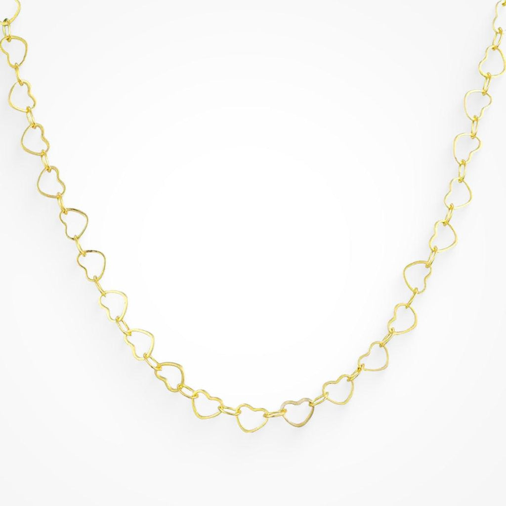Evry Jewels Broken Heart Necklace