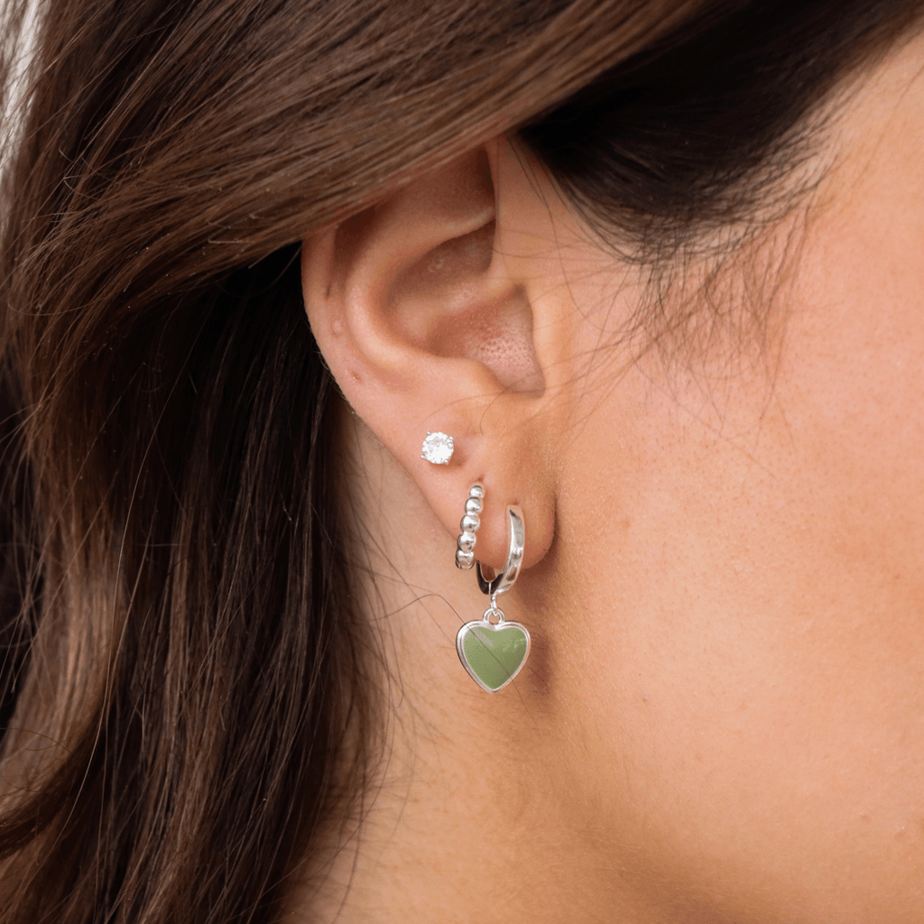 Evry Jewels Pebble Hoops