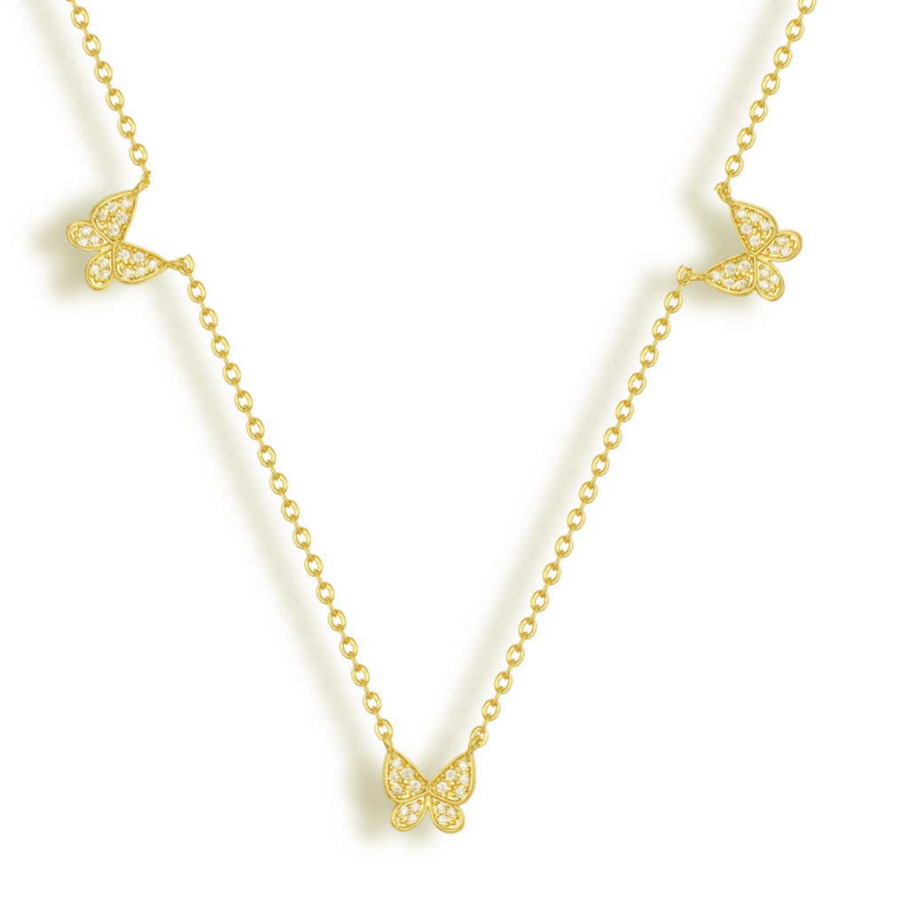Evry Jewels Butterfly Fly Away Necklace
