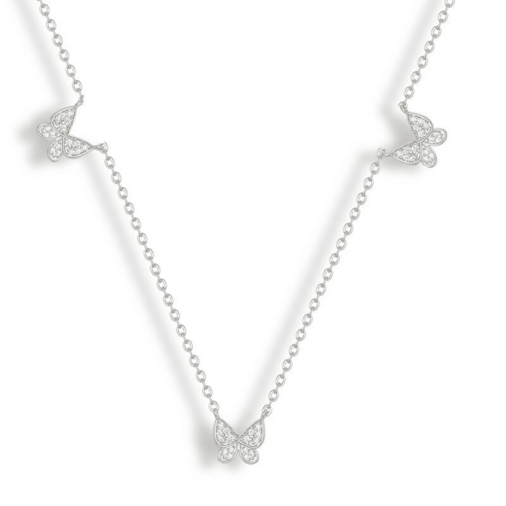 Evry Jewels Butterfly Fly Away Necklace