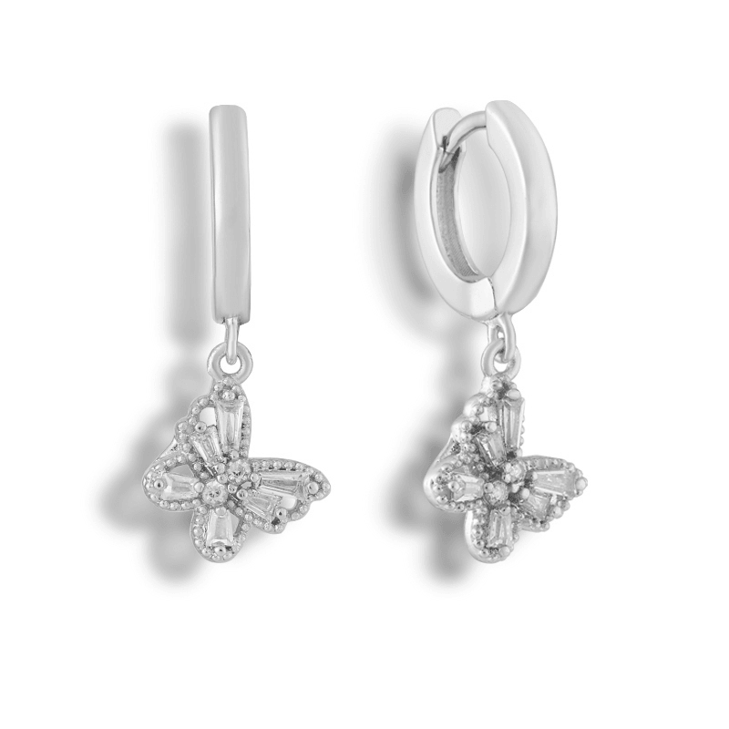 Evry Jewels Butterfly Kisses Earrings