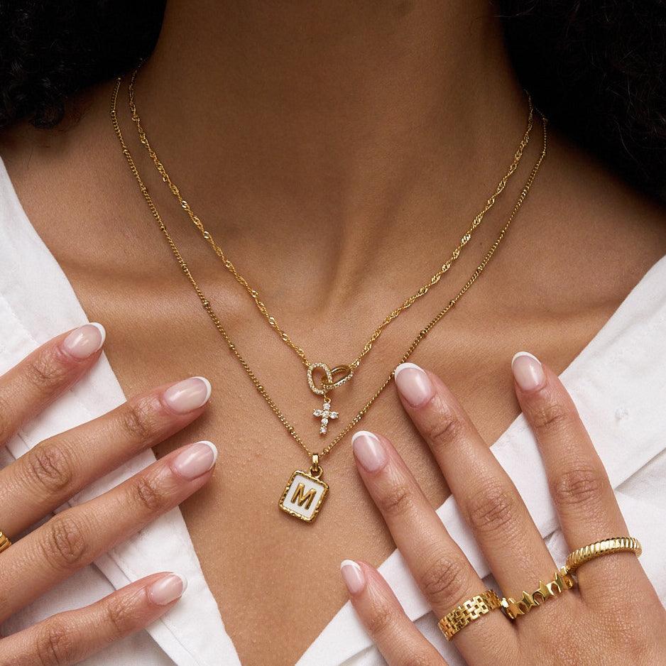 Evry Jewels Blessing Necklace