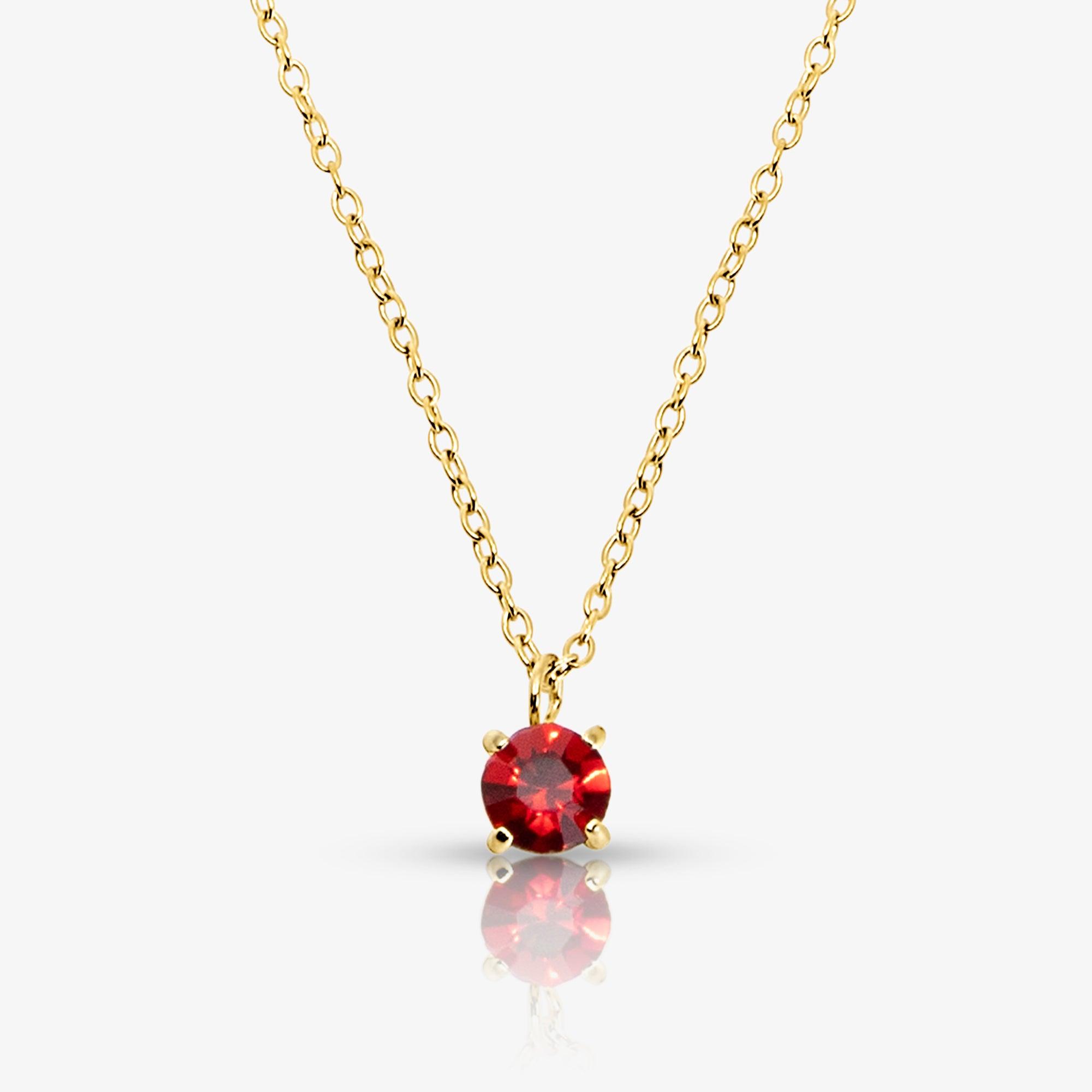 Evry Jewels Celeste Birthstone Necklace